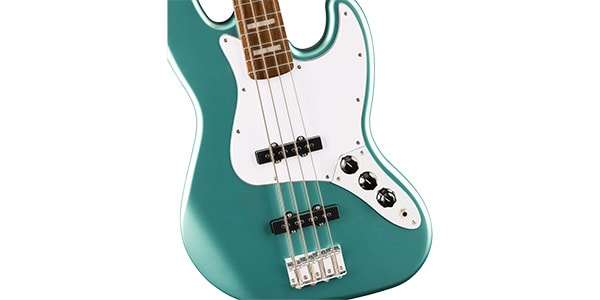 SQUIER / Affinity Active JBass, LFB, WhitePG Mystic Sea Foam Green画像3