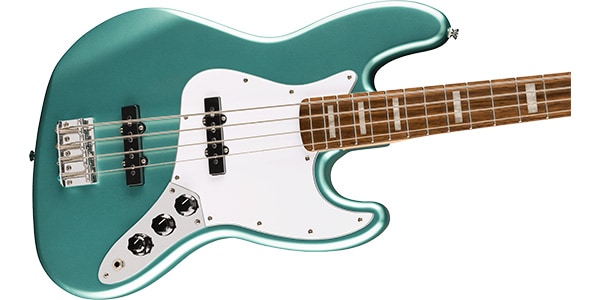 SQUIER / Affinity Active JBass, LFB, WhitePG Mystic Sea Foam Green画像4