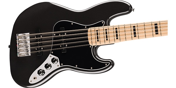 SQUIER ( スクワイヤ )  / Affinity Active Jazz Bass V, Maple FB BlackPG Black Metallic画像4