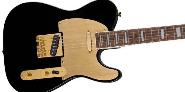 SQUIER ( スクワイヤ )  / 40th Anniversary Telecaster Gold ED Laurel Black画像4