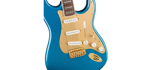 SQUIER / 40th Anniversary Stratocaster Gold ED Laurel LPB画像3