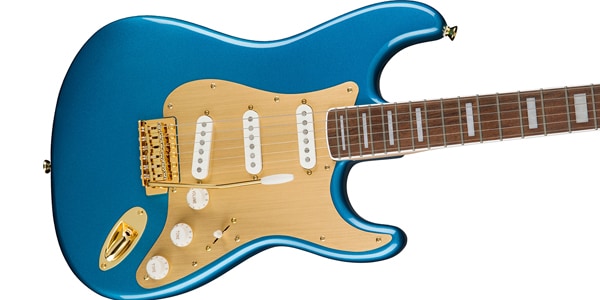 SQUIER / 40th Anniversary Stratocaster Gold ED Laurel LPB画像4