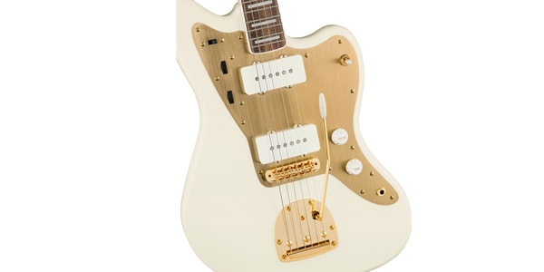 SQUIER / 40th Anniversary Jazzmaster Gold ED Laurel Olympic White画像3