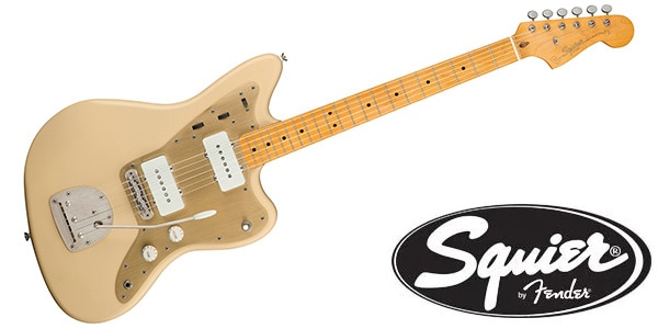SQUIER 40th Anniversary Jazzmaster Vintage ED Satin Desert SQUIER 40th Anniversary Jazzmaster Vintage ED Satin Desert
