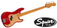 SQUIER 40th Anniversary Precision Bass Vintage ED Satin Dakota Red