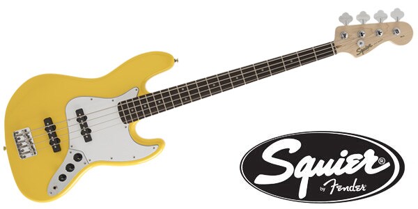 SQUIER/FSR Affinity Series Jazz Bass Graffiti Yellow ジャズベース