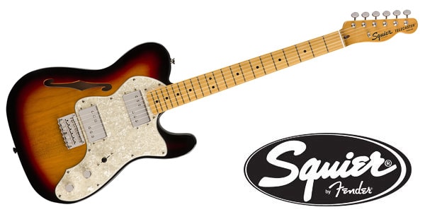 SQUIER/Classic Vibe '70s Telecaster Thinline 3-Color Sunburst