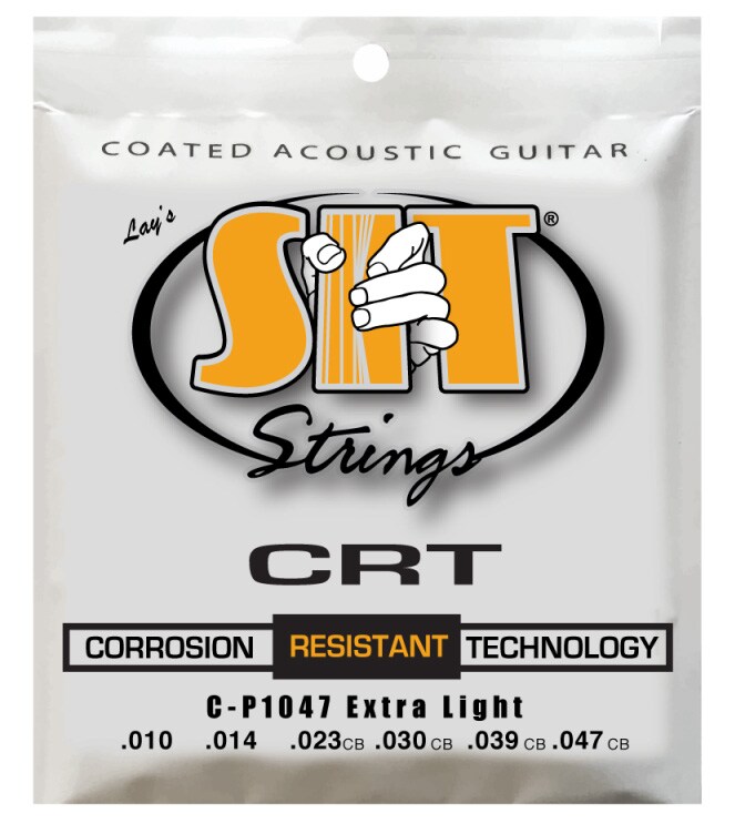 SIT STRINGS/C-P1047 CRT COATED ACOUSTIC EXTRA LIGHT