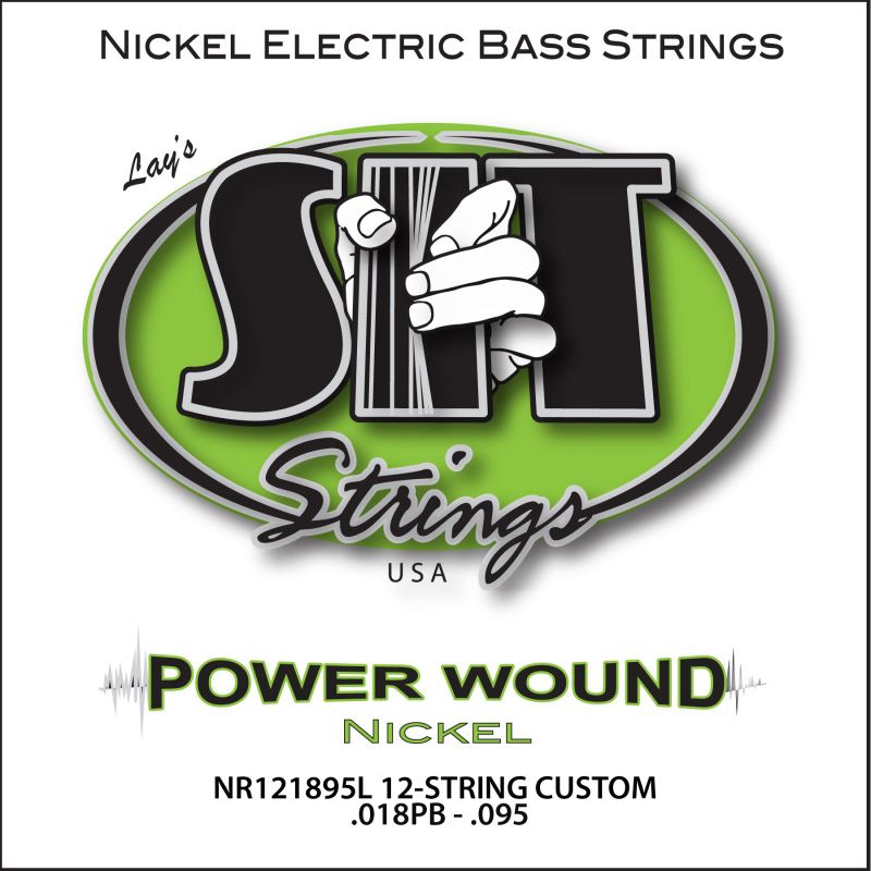 SIT STRINGS/NR121895L 12-STRING LIGHT POWER WOUND NICKEL BASS