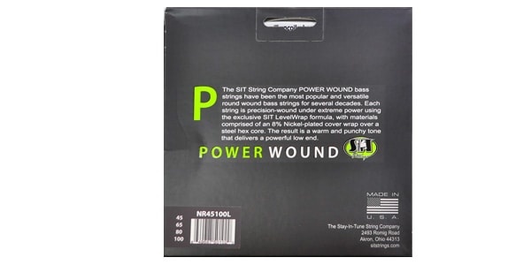 SIT STRINGS / NR45100L LIGHT POWER WOUND NICKEL BASS画像2