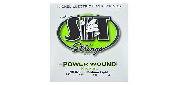 SIT STRINGS/NR45105L MEDIUM LIGHT POWER WOUND NICKEL BASSNICKEL BASS