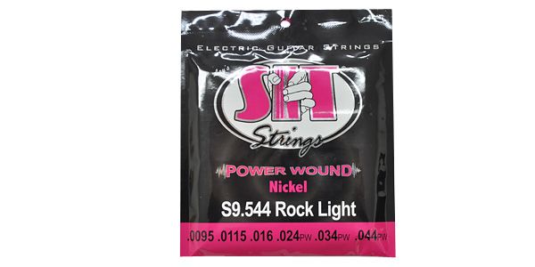 SIT STRINGS/S9.544 ROCK LIGHT POWER WOUND NICKEL ELECTRIC