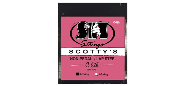 SIT STRINGS/SC6C6TH SCOTTY'S LAP STEEL C6TH TUNING SILENCER SEMI-FLAT NI