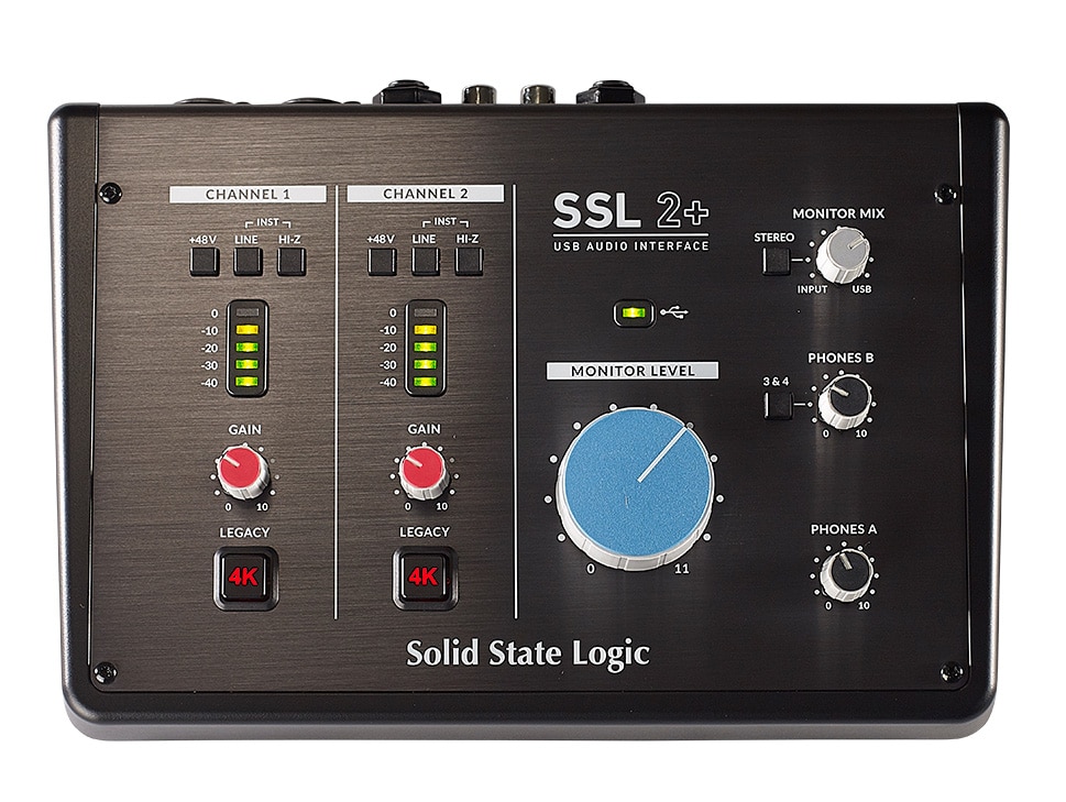 SOLID STATE LOGIC/SSL2+　USBオーディオインターフェイス