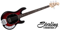 STERLING RAY4 Ruby Red Burst Satin