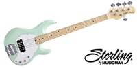 STERLING ( スターリン ) Ray5 Mint Green 5弦エレキベース 送料無料