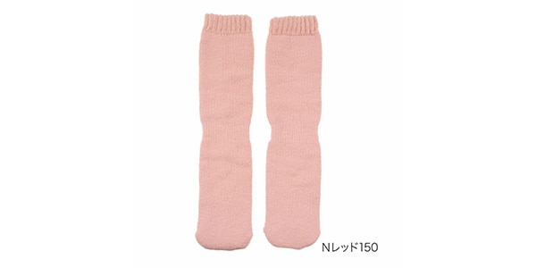 スタイリング満足 / Beautiful warmth futon pile socks, N-Red, 22-25cm