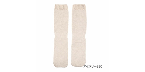 スタイリング満足 / Beautiful warmth futon pile socks, Ivory, 22-25cm
