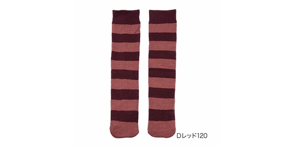 スタイリング満足 / BiOnkatsu Ofuton Double-Knit Socks, D-Red, 22-25cm