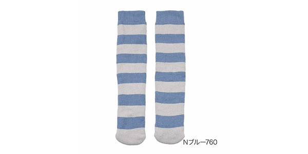 スタイリング満足 / BiOnkatsu Ofuton Double-Knit Socks, Blue, 22-25cm