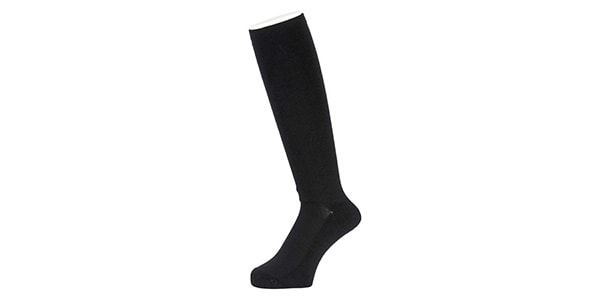 スタイリング満足 / Men&#39;s Beauty Warming Yutampo Thin Double Socks Black 25-27cm画像3