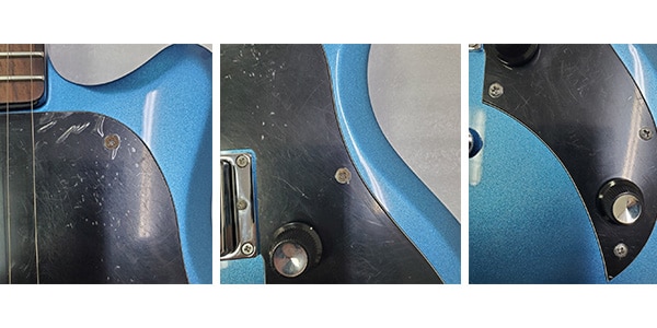 Supro Clemont スプロ　ビザール　335タイプ　美品 SUPRO ( スプロ ) Jamesport Ocean Blue Metallic アウトレット品 送料
