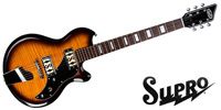 SUPRO Westbury Flame Maple Tobacco Burst