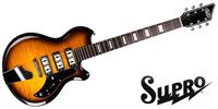 SUPRO Hampton Flame Maple Tobacco Burst