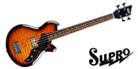 SUPRO Huntington I Flame Tobacco Burst Piezo