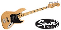 SQUIER Classic Vibe &#039;70s Jazz Bass Natural