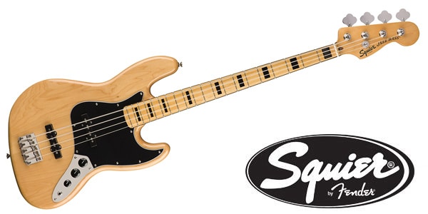 Classic Vibe '70s Jazz Bass Natural