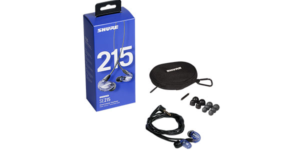 売れ筋介護用品も！ SHURE SE215SPE-A パープル シュア ヘッドホン