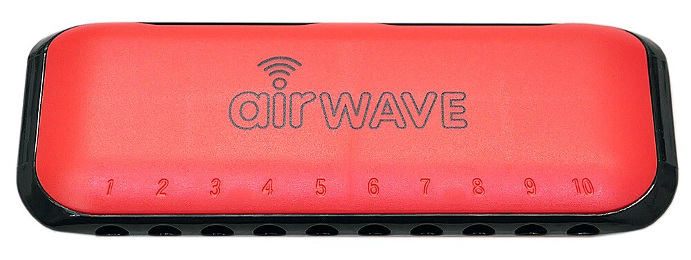 SUZUKI/AIR WAVE AW-1 RED 10ホールズハーモニカ