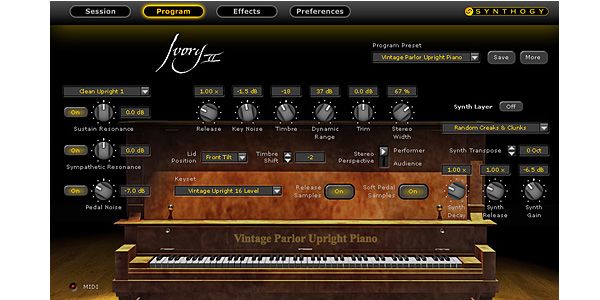 Synthogy / Ivory II Upright Pianos Upgrade Simple Package 画像2