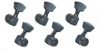 SPERZEL Trim-Lok 3x3 Locking Guitar Tuners Satin Black