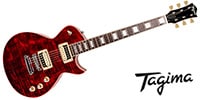 Tagima Guitars / MIRACH FLAMED TRANSPARENT RED
