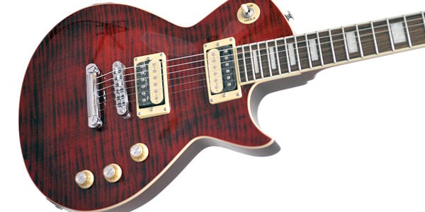 Tagima Guitars / MIRACH FLAMED TRANSPARENT RED画像2