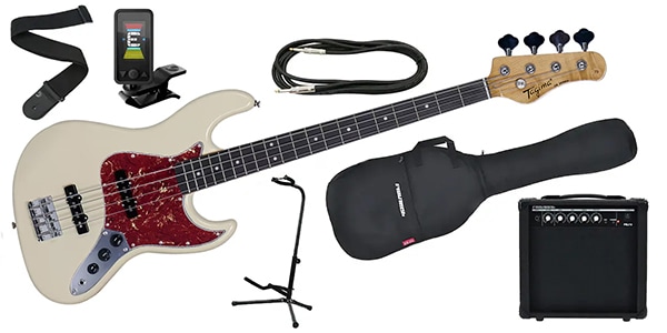 Tagima Guitars / TW-73 OLYMPIC WHITE Techwood TT Pickguard 初心者セット