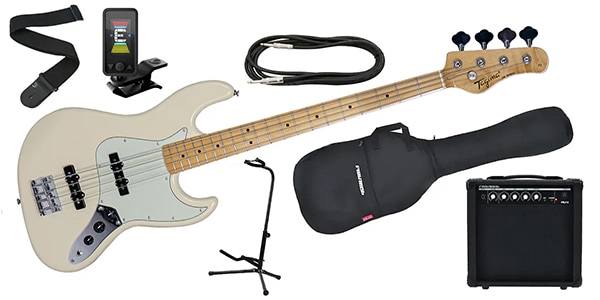 Tagima Guitars / TW-73 OLYMPIC WHITE Maple AWH Pickguard 初心者セット