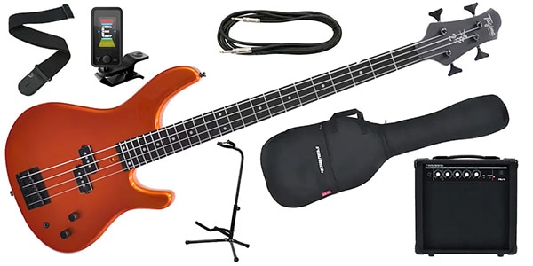 Tagima Guitars ( タジマギターズ )  / XB-21 4 METALLIC DEEP ORANGE 初心者セット