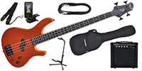 Tagima Guitars / XB-21 4 METALLIC DEEP ORANGE 初心者セット