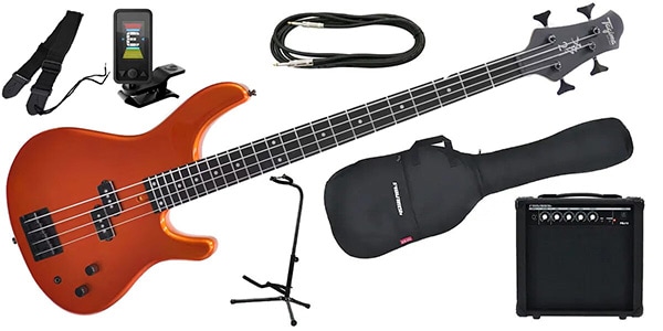 Tagima Guitars ( タジマギターズ ) / XB-21 4 METALLIC DEEP ORANGE 初心者セット