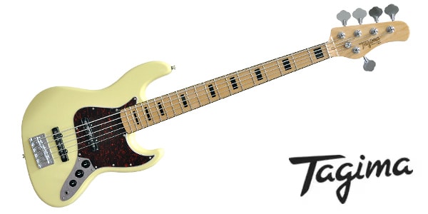 Tagima Guitars / TJB-5 OLYMPIC WHITE