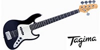 Tagima Guitars / TW-73 5 BLACK Rosewood AWH Pickguard