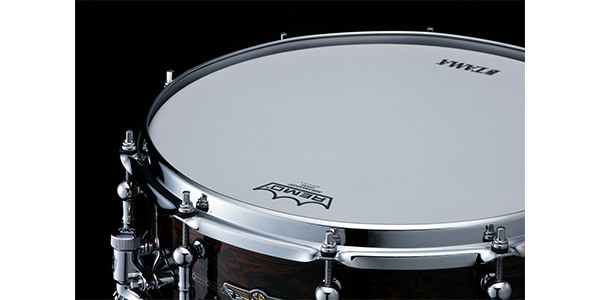 TAMA / TBWS145S-GCD STAR Reserve Bubinga/Walnut Snare Drum画像4