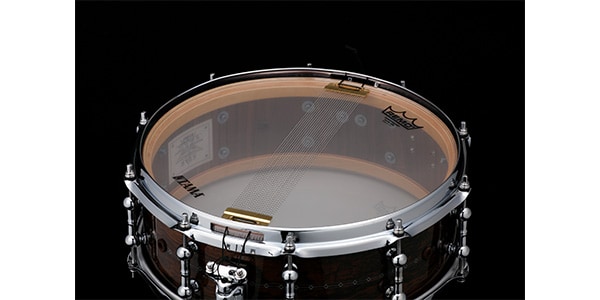 TAMA / TBWS145S-GCD STAR Reserve Bubinga/Walnut Snare Drum画像5