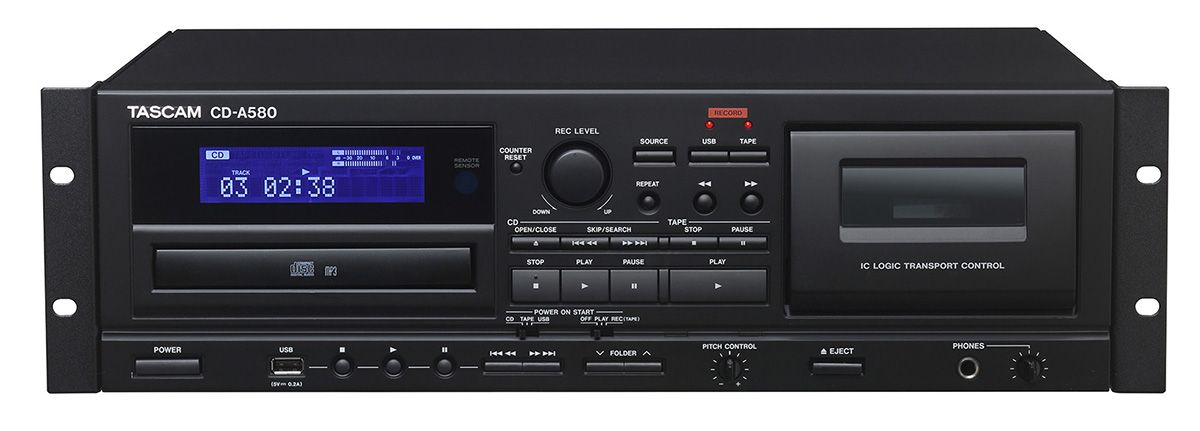 TASCAM/CD-A580 CDプレーヤー/カセットレコーダー