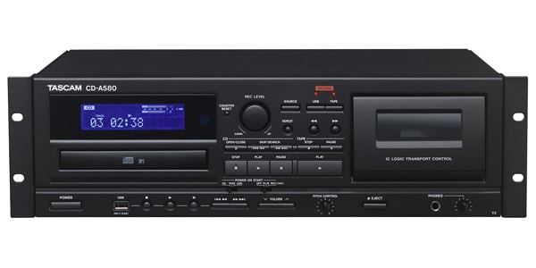 TASCAM/CD-A580 v2 CDプレーヤー/カセットレコーダー