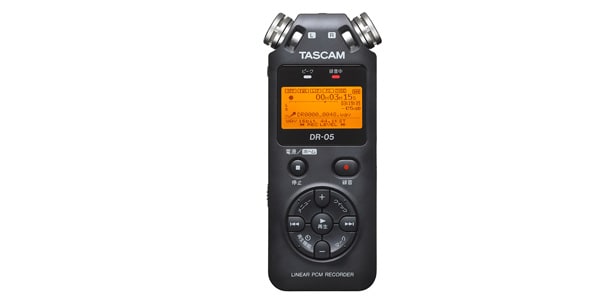 TASCAM DR-05 レコーダー