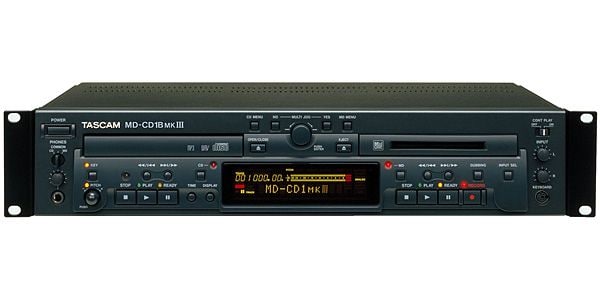 TASCAM ( タスカム ) MD-CD1BMKIII 業務用CD/MDプレーヤー 送料無料